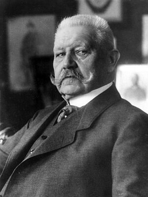 Paul von Hindenburg Reichspräsident