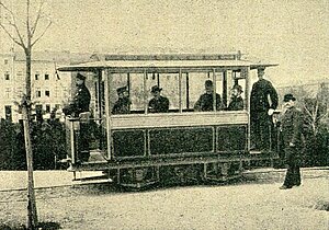 Die erste elektrische Straßenbahn