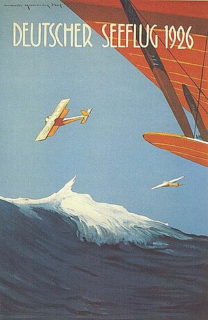 Werbeplakat für den Seeflug von 1926