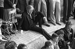 Helmut Schmidt beim SPD-Parteitag in München 1982
