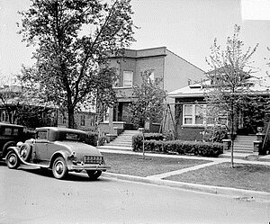 Al Capones Wohnhaus in Chicago