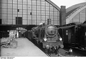 Dampflok in Berlin 1928