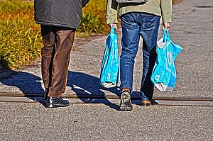 grüner Punkt - Plastiktüten