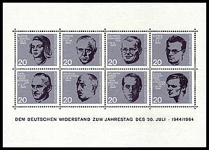 Briefmarke Hitlerattentat