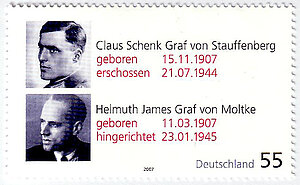 Claus Schenk Graf von Stauffenberg und Helmuth Graf James von Moltke