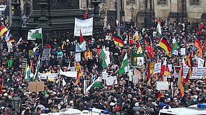 Pegida-Demonstration in Dresden